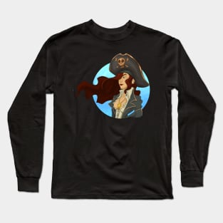 pirate woman Long Sleeve T-Shirt